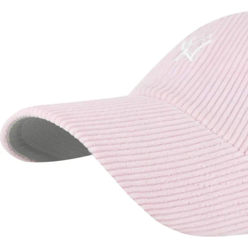 gebogene-rosa-verstellbare-kappe-clean-up-cord-base-runner-der-new-york-yankees-mlb-von-47-brand
