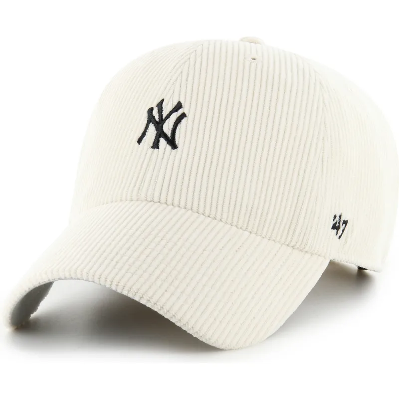 bojd-beige-justerbar-keps-clean-up-cord-base-runner-fran-new-york-yankees-mlb-av-47-brand