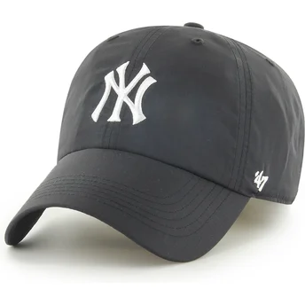 Svart justerbar kurvad keps Clean Up Brrr från New York Yankees MLB av 47 Brand