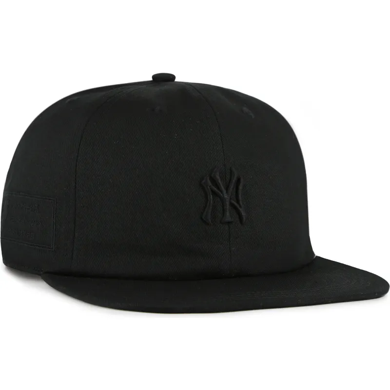 czarna-plaska-czapka-snapback-z-czarnym-logo-captain-rl-contemporary-new-york-yankees-mlb-od-47-brand