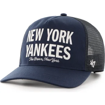 47 Brand Hitch Contemporary New York Yankees MLB Navy Blue Trucker Hat
