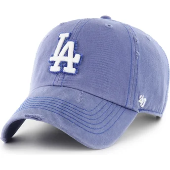Καπέλο με καμπύλη μπλε ρυθμιζόμενο Clean Up Weathered Thrift των Los Angeles Dodgers MLB από 47 Brand