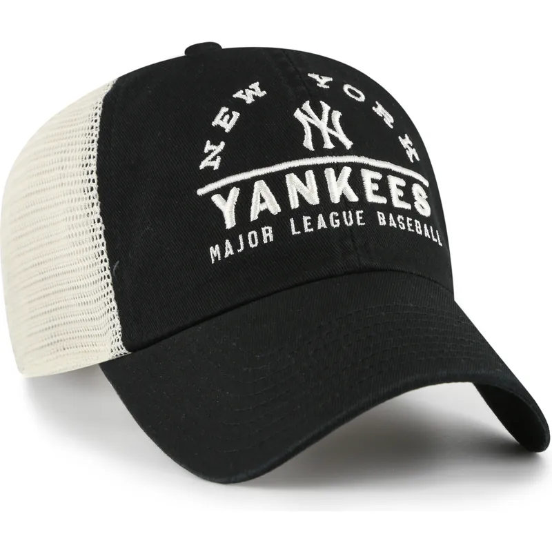 svart-trucker-keps-clean-up-windham-mesh-fran-new-york-yankees-mlb-av-47-brand