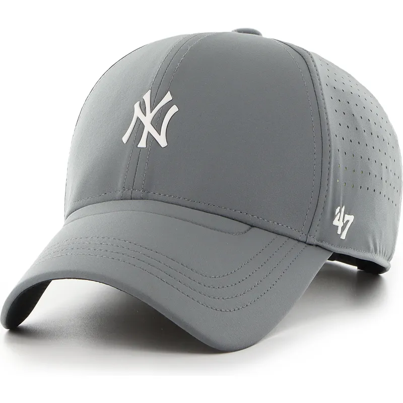 casquette-courbee-grise-ajustable-mvp-cycle-shadow-new-york-yankees-mlb-47-brand