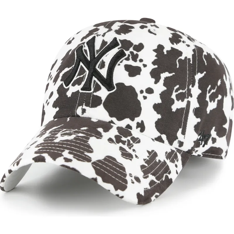 gorra-curva-blanca-ajustable-clean-up-bessie-de-new-york-yankees-mlb-de-47-brand
