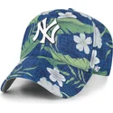 granatowa-zakrzywiona-czapka-regulowana-clean-up-beach-side-new-york-yankees-mlb-od-47-brand
