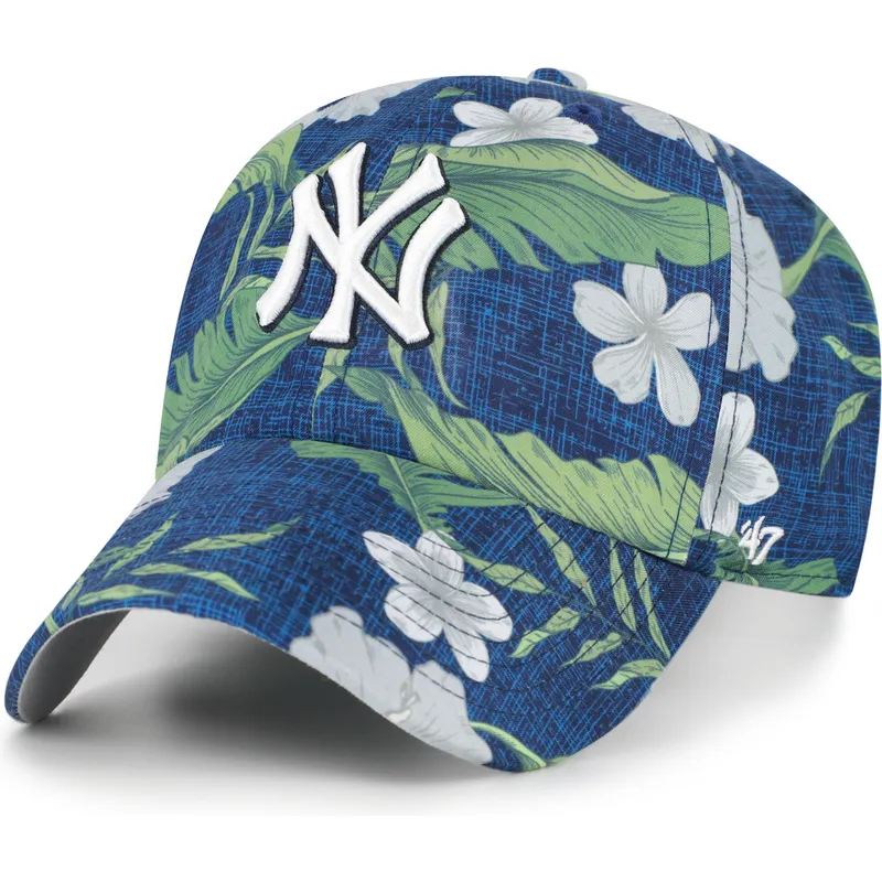marinbla-bojd-justerbar-keps-clean-up-beach-side-new-york-yankees-mlb-av-47-brand