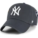 marinbla-bojd-keps-justerbar-clean-up-badges-vintage-av-new-york-yankees-mlb-fran-47-brand