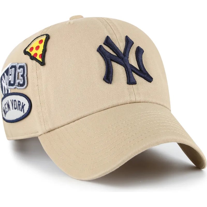 czapka-z-zakrzywionym-daszkiem-khaki-regulowana-clean-up-badges-new-york-yankees-mlb-od-47-brand
