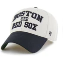 gorra-curva-beige-y-azul-marino-ajustable-mvp-broke-line-de-boston-red-sox-mlb-de-47-brand