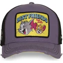 capslab-tom-and-jerry-taj8-besb-looney-tunes-purple-trucker-hat