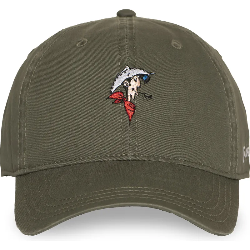 gorra-curva-verde-ajustable-lucky-luke-lck3-heab-de-capslab