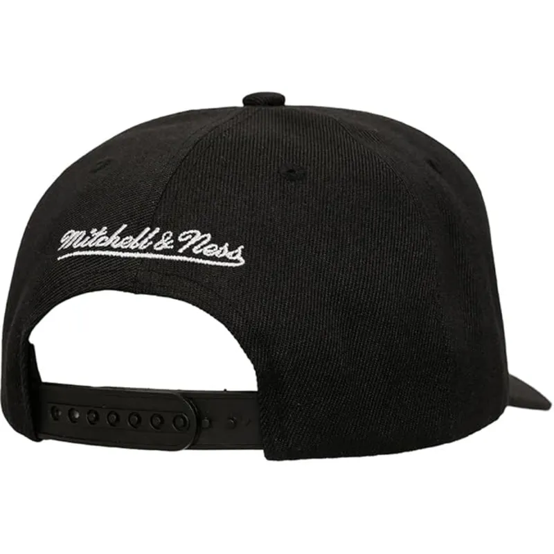 gorra-curva-negra-snapback-tilted-pro-de-vancouver-grizzlies-nba-de-mitchell-ness