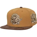 brun-justerbar-platt-keps-coffee-strapback-fran-toronto-raptors-nba-av-mitchell-ness