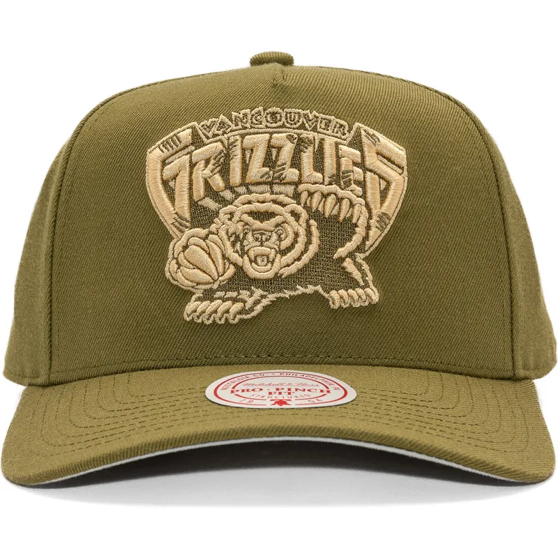 gorra-curva-verde-snapback-fashion-basic-pro-de-vancouver-grizzlies-nba-de-mitchell-ness