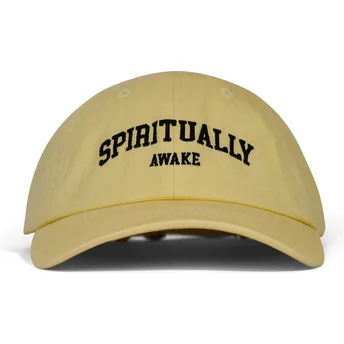 Κίτρινο ρυθμιζόμενο καπέλο με καμπύλη Spiritually Awake της Pica Pica