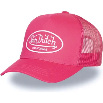 Czapka trucker różowa LOF B46 Von Dutch