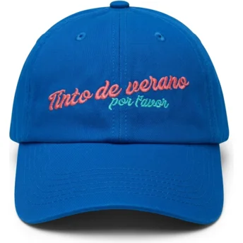 Gorra curva azul ajustable Tinto de Verano de Pica Pica