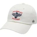 american-needle-curved-brim-los-angeles-speedway-ballpark-beige-adjustable-cap
