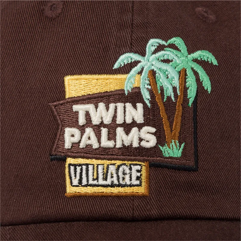 brun-bojd-justerbar-keps-twin-palms-village-ballpark-fran-american-needle