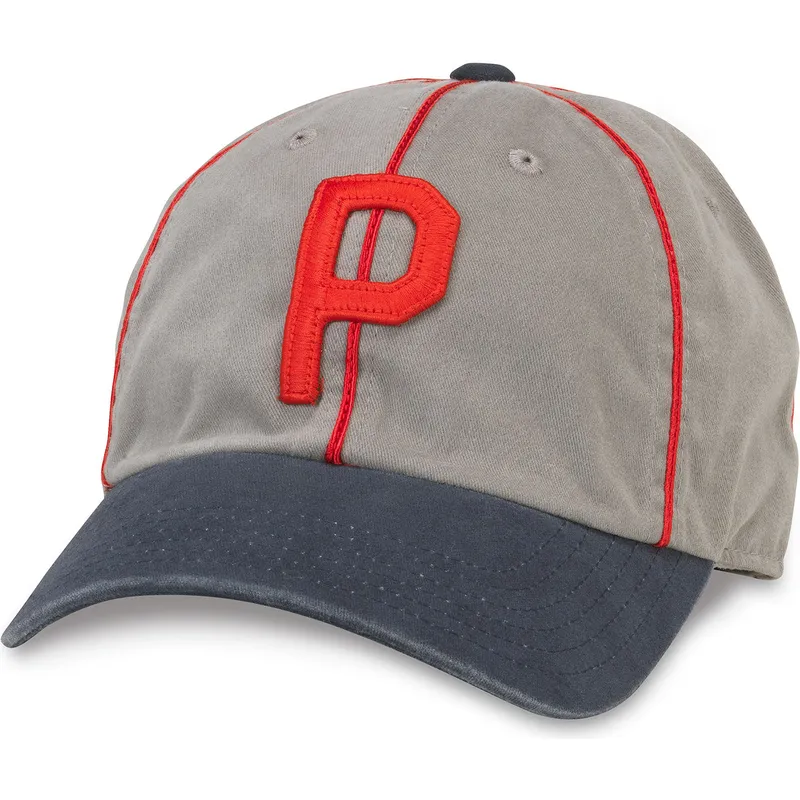 casquette-courbee-grise-ajustable-archive-portland-beavers-milb-american-needle