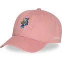 capslab-curved-brim-smurfette-smu2-fetb-the-smurfs-pink-adjustable-cap