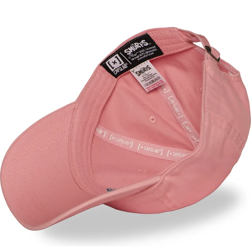casquette-courbee-rose-ajustable-la-schtroumpfette-smu2-fetb-les-schtroumpfs-capslab