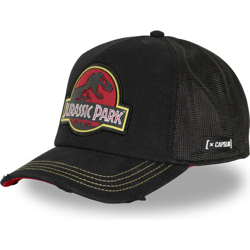 svart-trucker-keps-jur1-logb-jurassic-park-fran-capslab