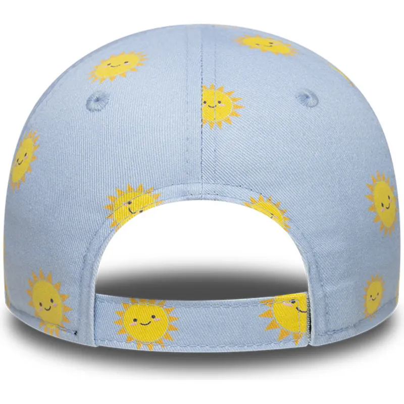 new-era-curved-brim-youth-9forty-summer-all-over-print-new-york-yankees-mlb-blue-adjustable-cap