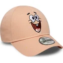 casquette-courbee-rose-ajustable-pour-enfant-9forty-face-patrick-etoile-mer-bob-l-eponge-new-era