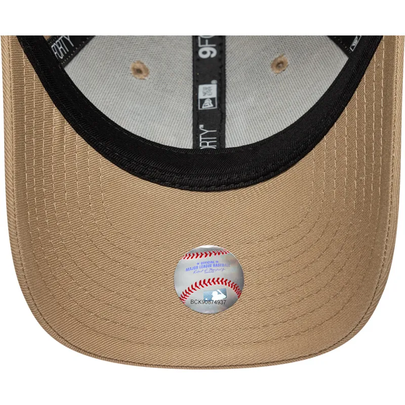 gorra-curva-beige-ajustable-para-nino-9forty-icon-de-los-angeles-dodgers-mlb-de-new-era