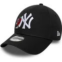 casquette-courbee-noire-ajustable-pour-enfant-9forty-icon-new-york-yankees-mlb-new-era