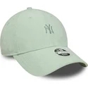 gron-kurvad-justerbar-keps-for-dam-9forty-mini-cord-fran-new-york-yankees-mlb-av-new-era