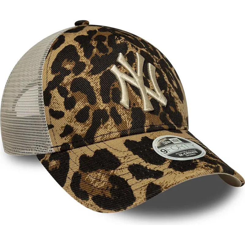 new-era-women-9forty-m-crown-a-frame-leopard-new-york-yankees-mlb-leopard-trucker-hat