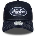 new-era-women-9forty-m-crown-a-frame-navy-blue-trucker-hat