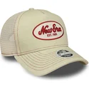 beige-trucker-keps-for-dam-9forty-m-crown-a-frame-fran-new-era