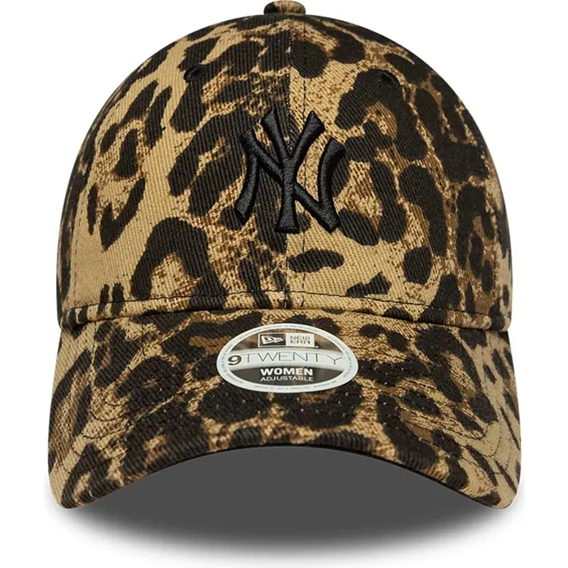 new-era-curved-brim-women-black-logo-9twenty-leopard-new-york-yankees-mlb-leopard-adjustable-cap
