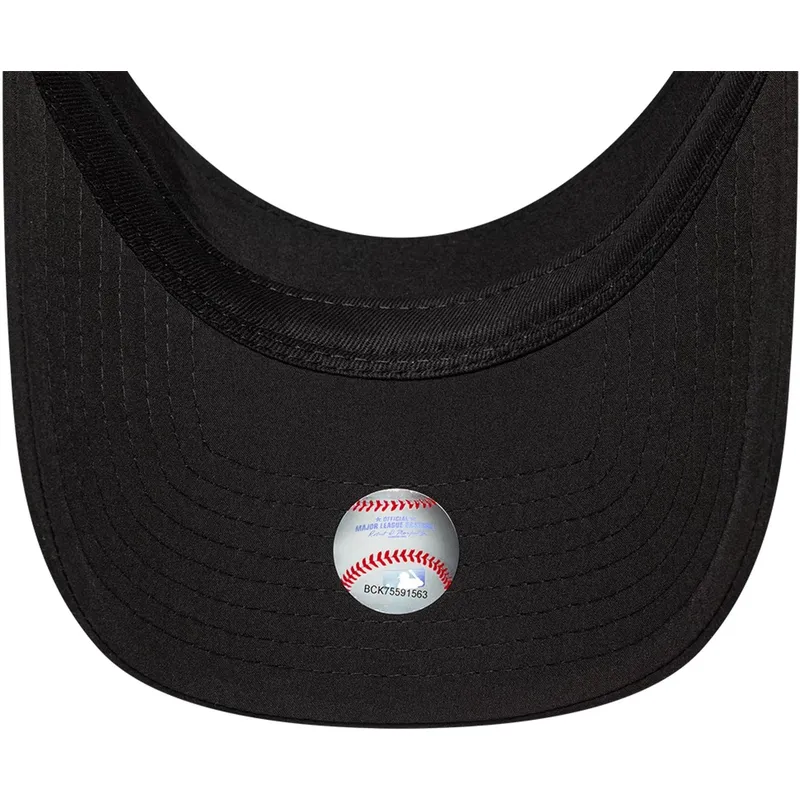 visiere-courbee-noire-ajustee-pour-femme-sport-new-york-yankees-mlb-new-era