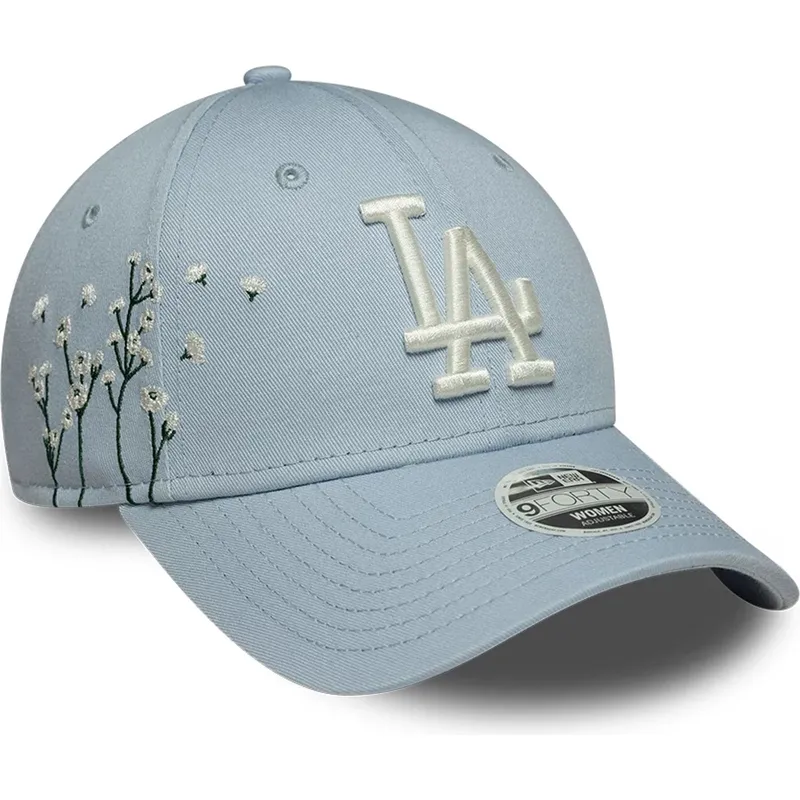 bla-kurvad-justerbar-keps-for-dam-9forty-floral-icon-fran-los-angeles-dodgers-mlb-av-new-era