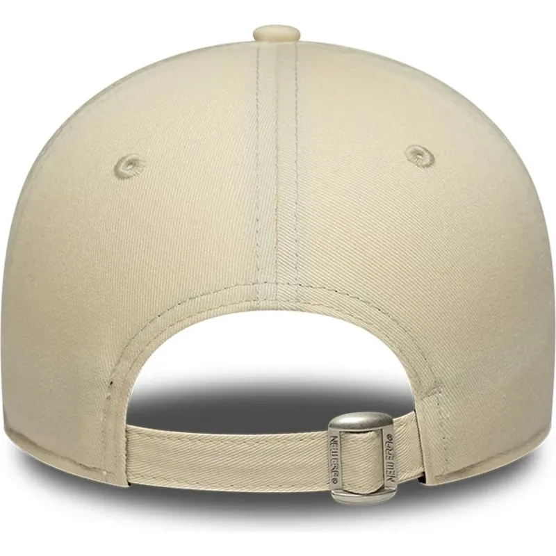 new-era-curved-brim-women-9forty-floral-icon-side-new-york-yankees-mlb-beige-adjustable-cap