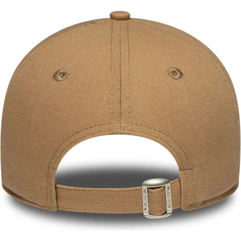 brun-bojd-justerbar-keps-for-dam-9forty-linen-fran-los-angeles-dodgers-mlb-av-new-era