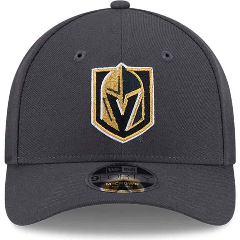 casquette-courbee-grise-snapback-9forty-m-crown-vegas-golden-knights-nhl-new-era