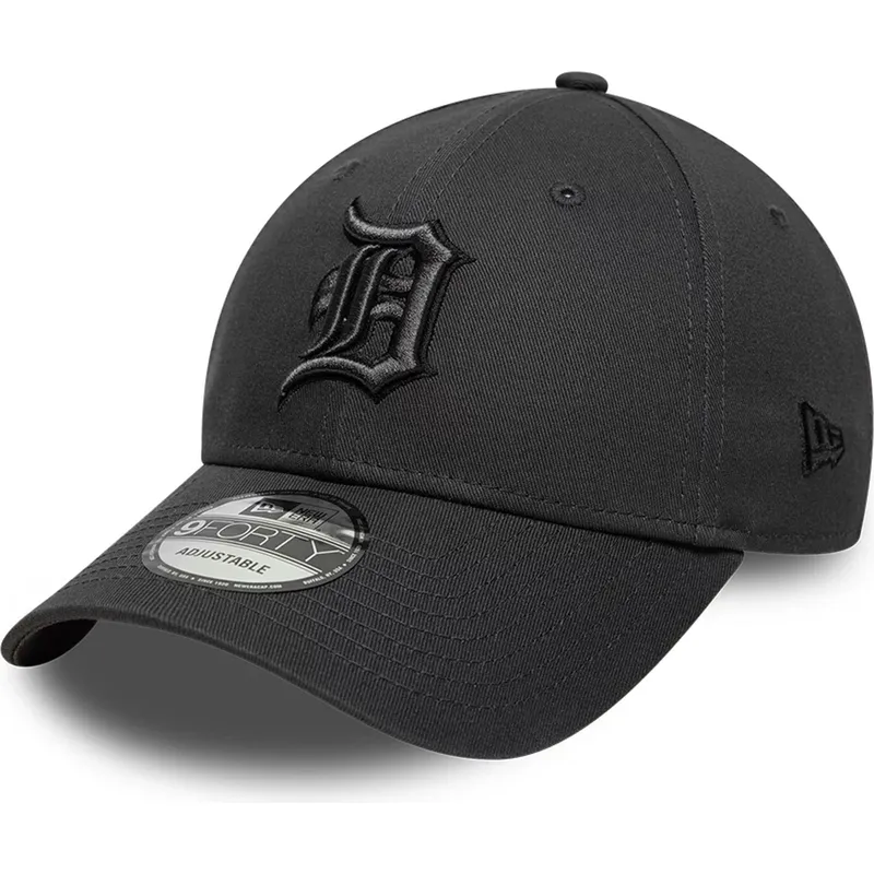 gorra-curva-negra-ajustable-con-logo-negro-9forty-team-outline-de-detroit-tigers-mlb-de-new-era
