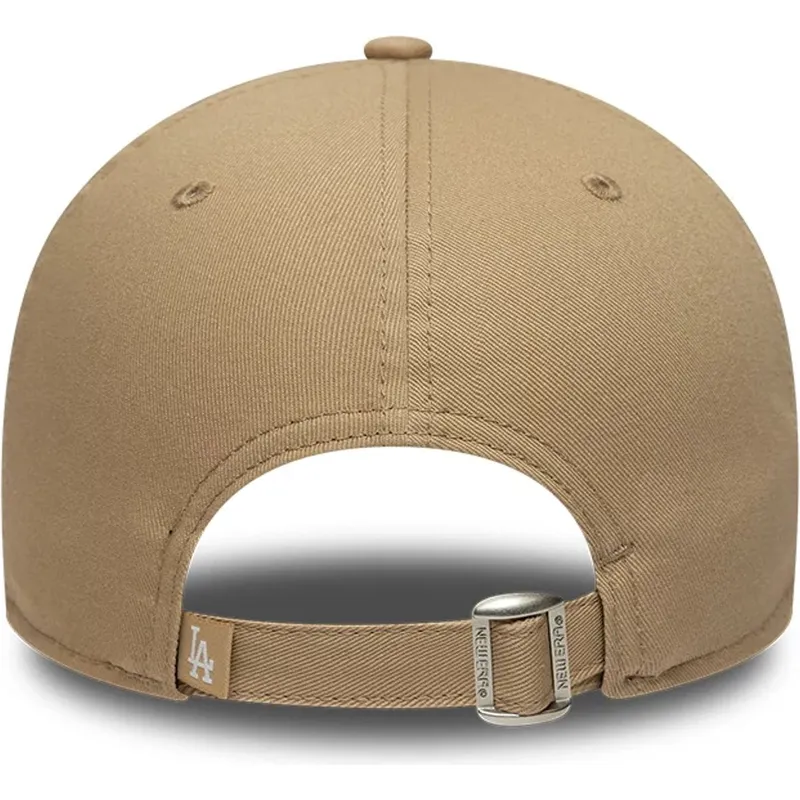 casquette-courbee-marron-ajustable-avec-logo-marron-9forty-tonal-icon-los-angeles-dodgers-mlb-new-era