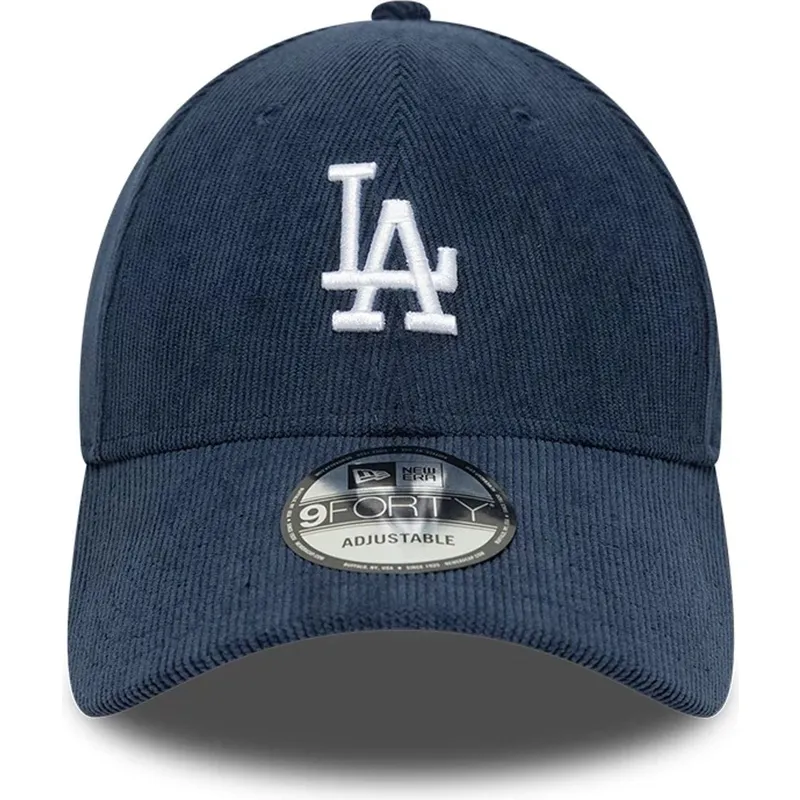 marinbla-bojd-justerbar-keps-9forty-soft-cord-los-angeles-dodgers-mlb-fran-new-era