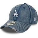 bla-bojd-justerbar-keps-9forty-acid-wash-denim-fran-los-angeles-dodgers-mlb-av-new-era