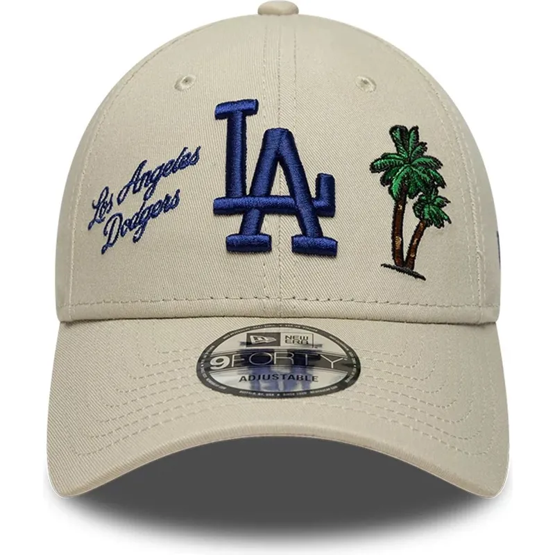 gorra-curva-beige-ajustable-9forty-city-icon-de-los-angeles-dodgers-mlb-de-new-era
