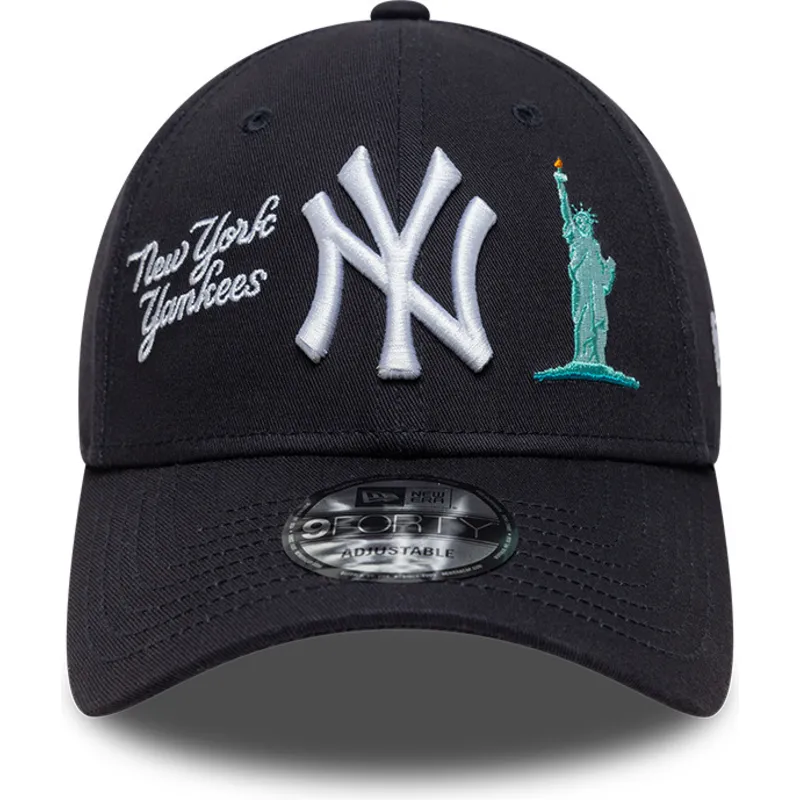 marinbla-bojd-justerbar-keps-9forty-city-icon-fran-new-york-yankees-mlb-av-new-era