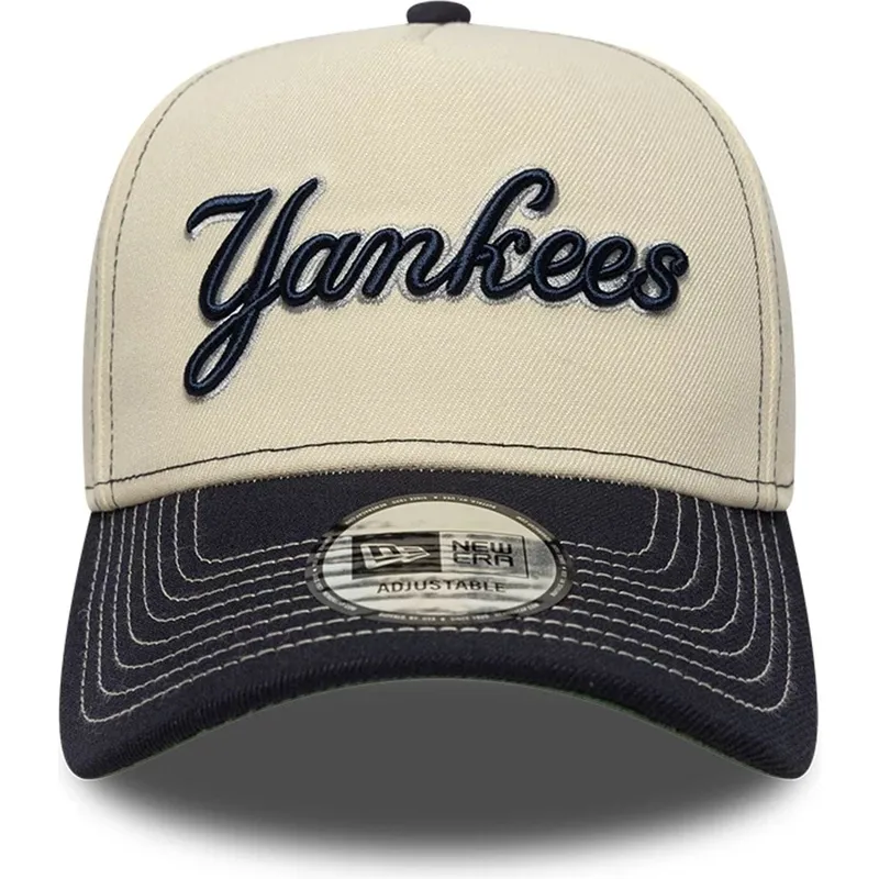 bojd-keps-beige-och-marinbla-snapback-e-frame-city-icon-new-york-yankees-mlb-fran-new-era