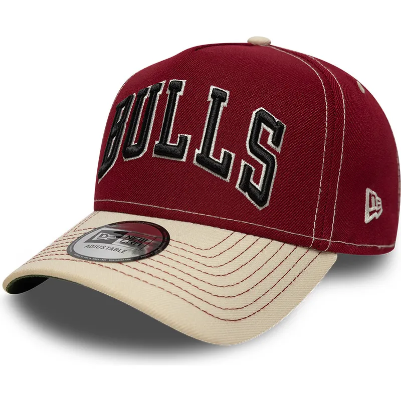 new-era-curved-brim-e-frame-city-icon-chicago-bulls-nba-red-and-beige-snapback-cap